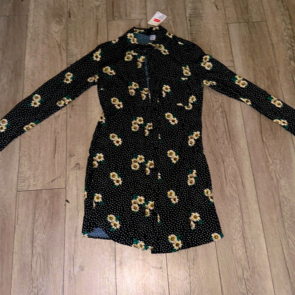 Long jacket from H&M US size 4 in the color Black